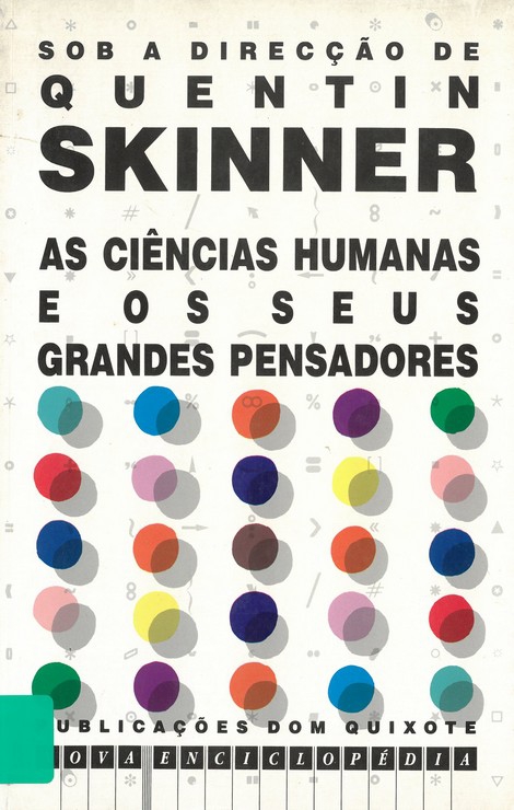 As Ciências Humanas e os Seus Grandes Pensadores