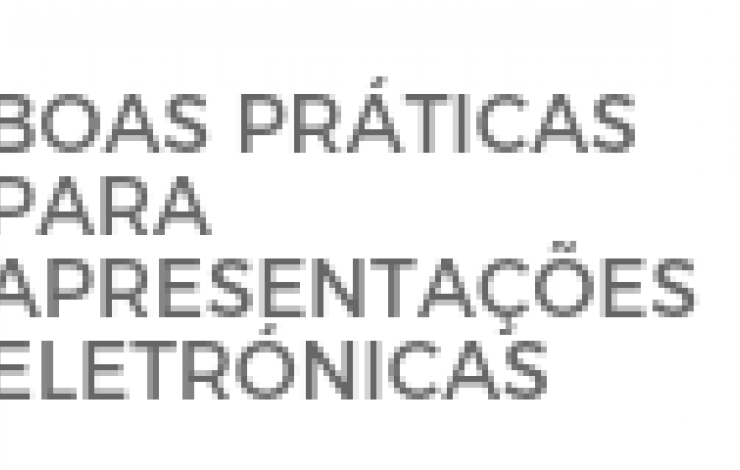 Formação | Boas práticas para Apresentações eletrónicas