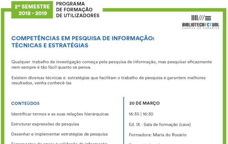 Competências em pesquisa de informação