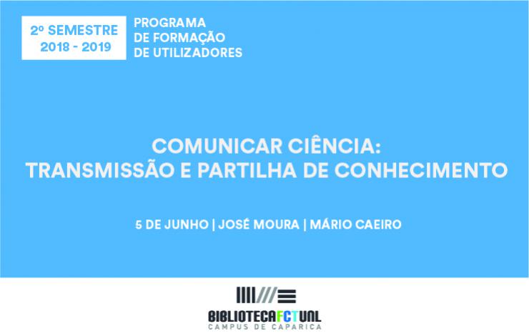 Programa de Formação de Utilizadores | Comunicar Ciência