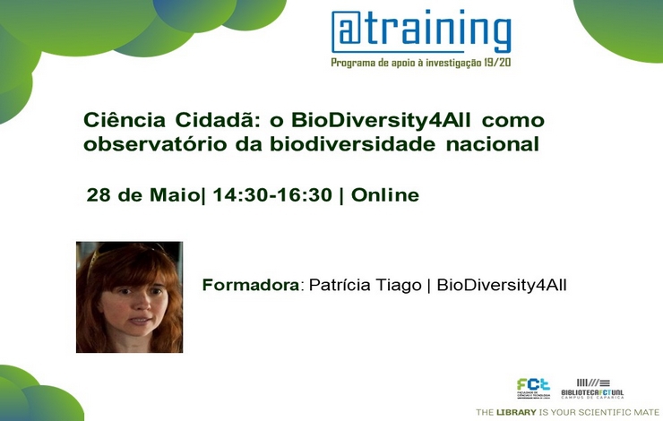 Formação Ciência Cidadã: o BioDiversity4All como observatório da biodiversidade 