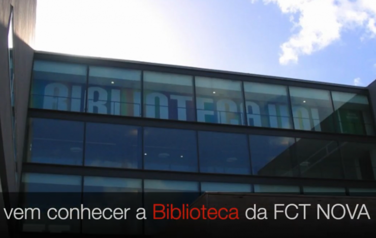 Vem conhecer a  Biblioteca da FCT NOVA.