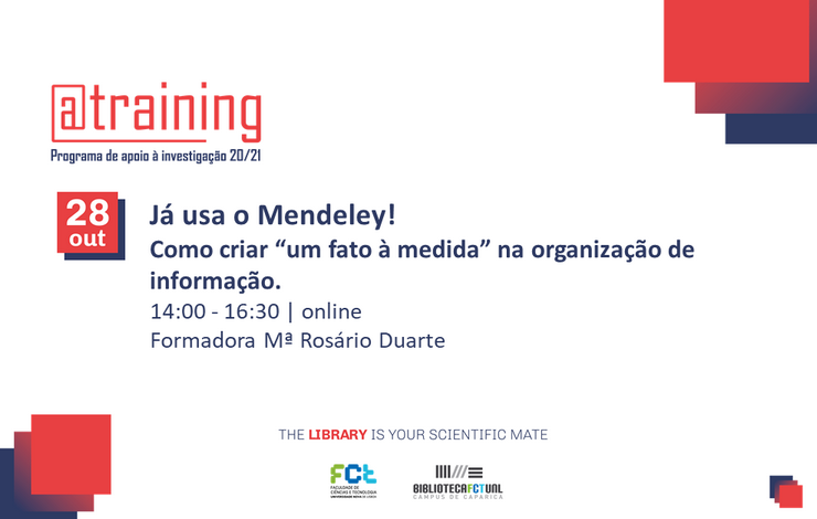 Formação Online | Já usa o Mendeley!