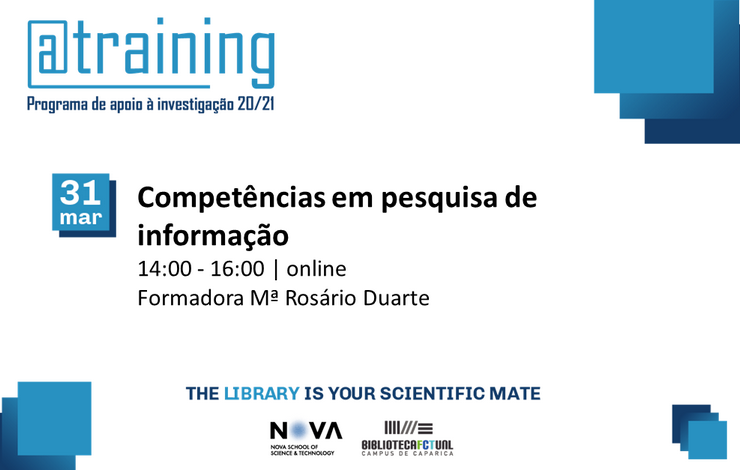 Formação | Competências em Pesquisa de Informação