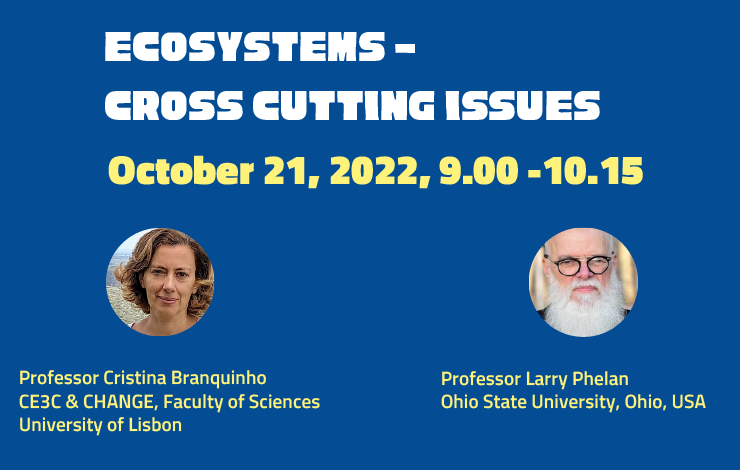 Palestra | Ecosystems - Cross Cutting Issues