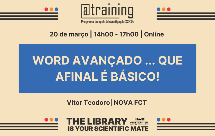 Formação | Word avançado … que afinal é básico!