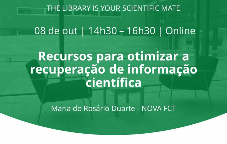 Formação | Recursos para otimizar a recuperação de informação científica