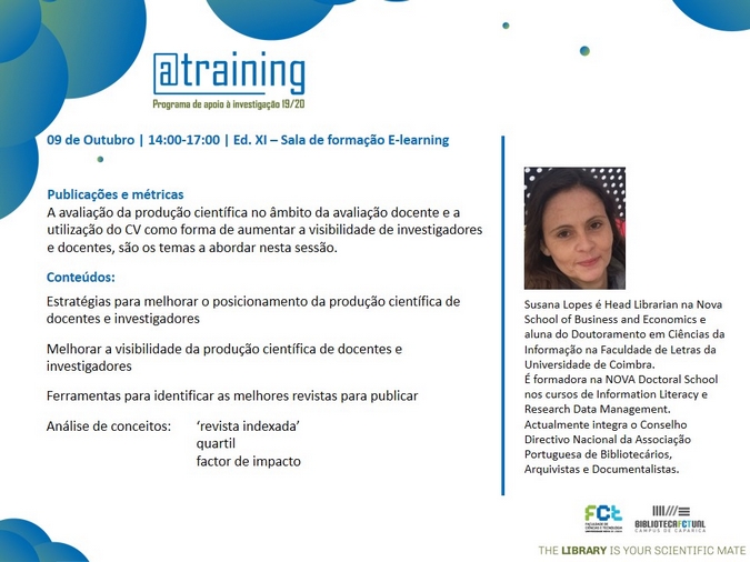 Flyer da Formação | Publicação e Métricas